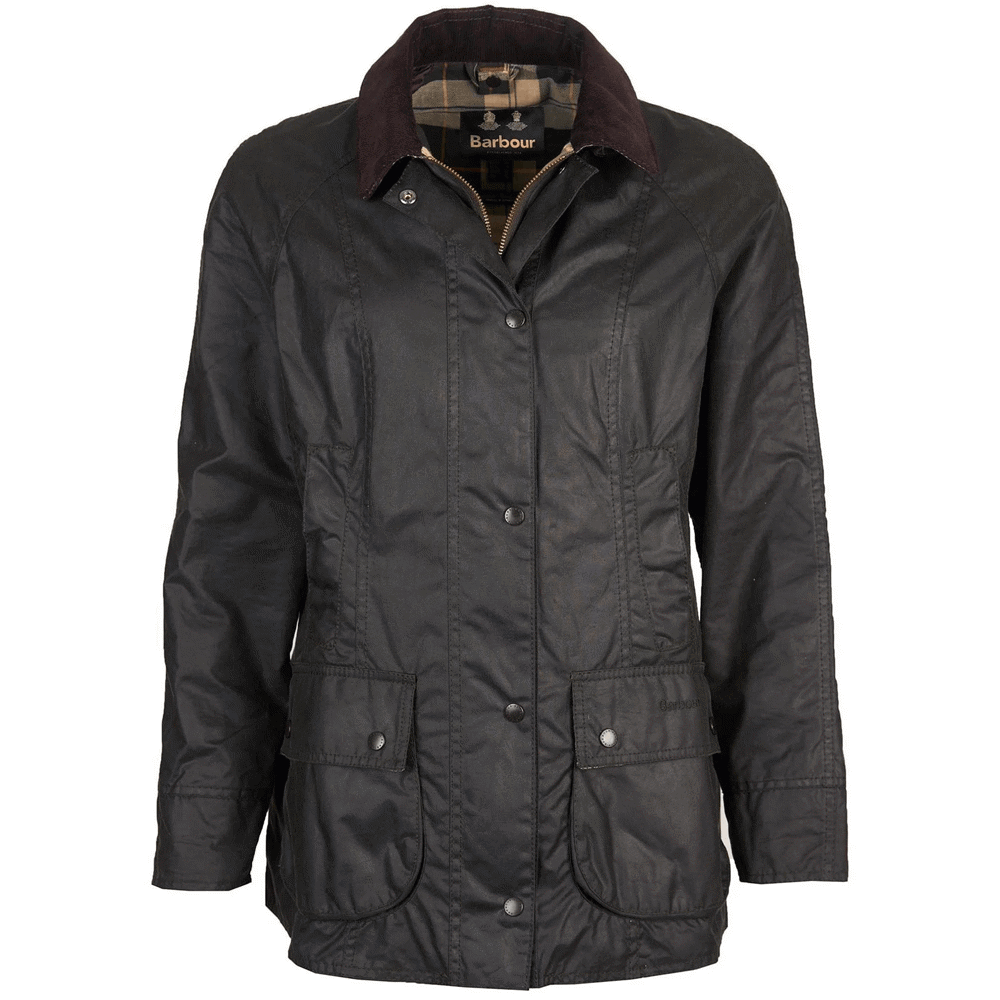 Barbour Sage Beadnell Wax Jacket 